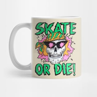 Skate or Die 90's Style Skateboarding Cali Division Mug